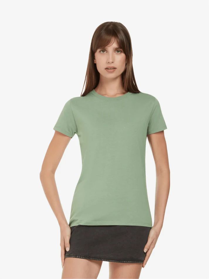 EarthPositive BAM02 Continental Damen Fit Bamboo T-Shirt  lassen