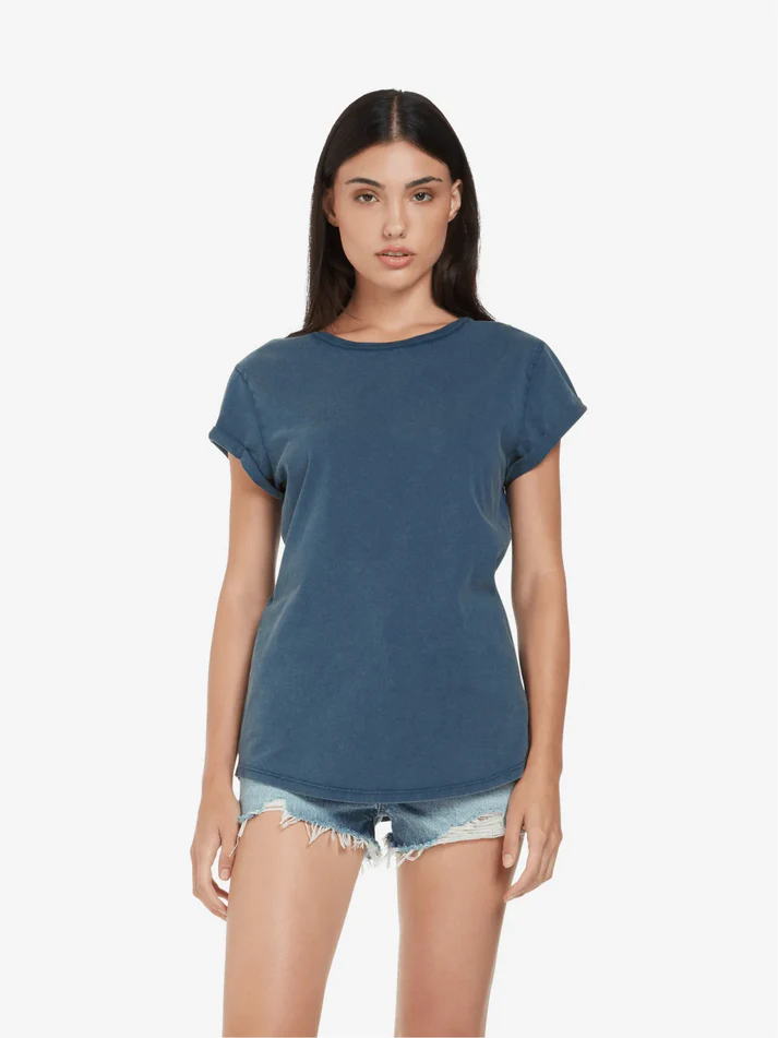 EarthPositive EP16 WOMEN'S ROLLED SLEEVE T-SHIRT