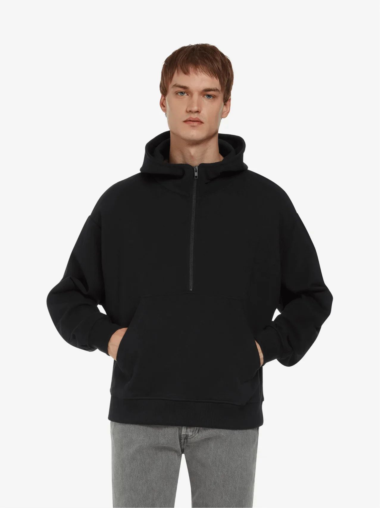 EarthPositive EP304 Veganer Bio Unisex Half Zip Hoodie