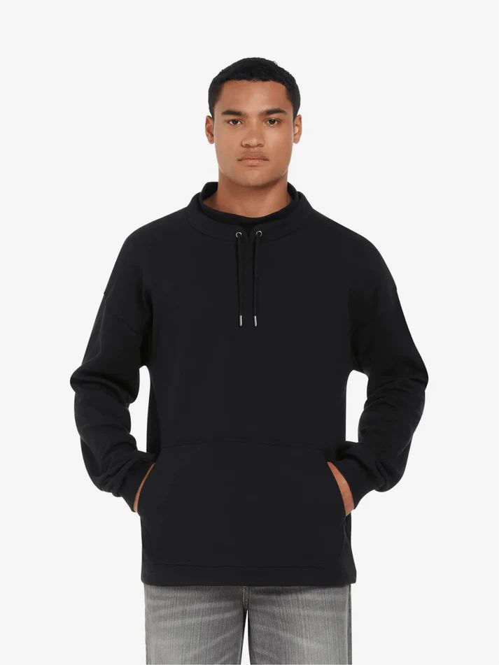 EarthPositive EP305 Veganer Bio Unisex Mock Neck Hoodie