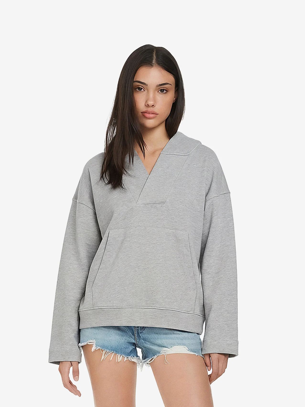 EarthPositive EP340 Women's V Neck Hoodie