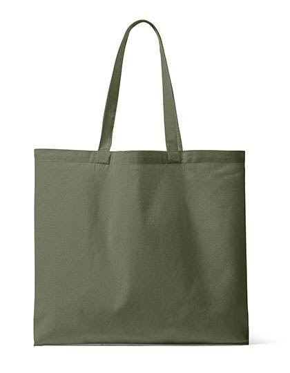 XT Halink X1348 Biobaumwolltasche mit mittellangen Henkeln und Bodenfalte, Schwere Canvas-Qualität, Bio
