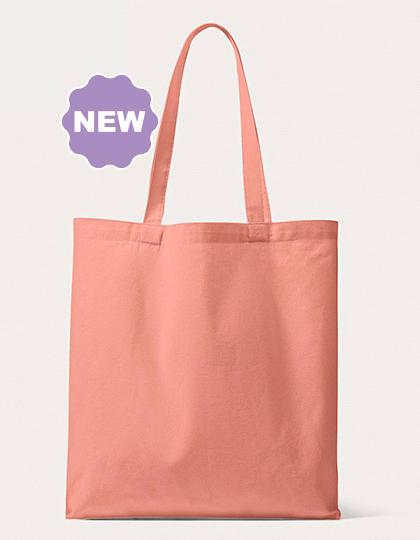 XT Halink X1438 Biobaumwolltasche mit langen Henkeln und Bodenfalte, Schwere Canvas-Qualität, Bio