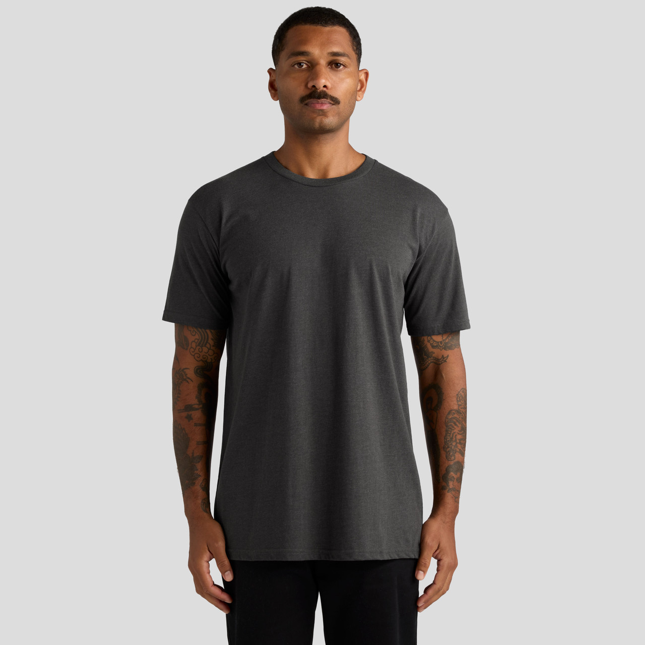 AS Colour 5001M Staple Heather Tee | 5001M