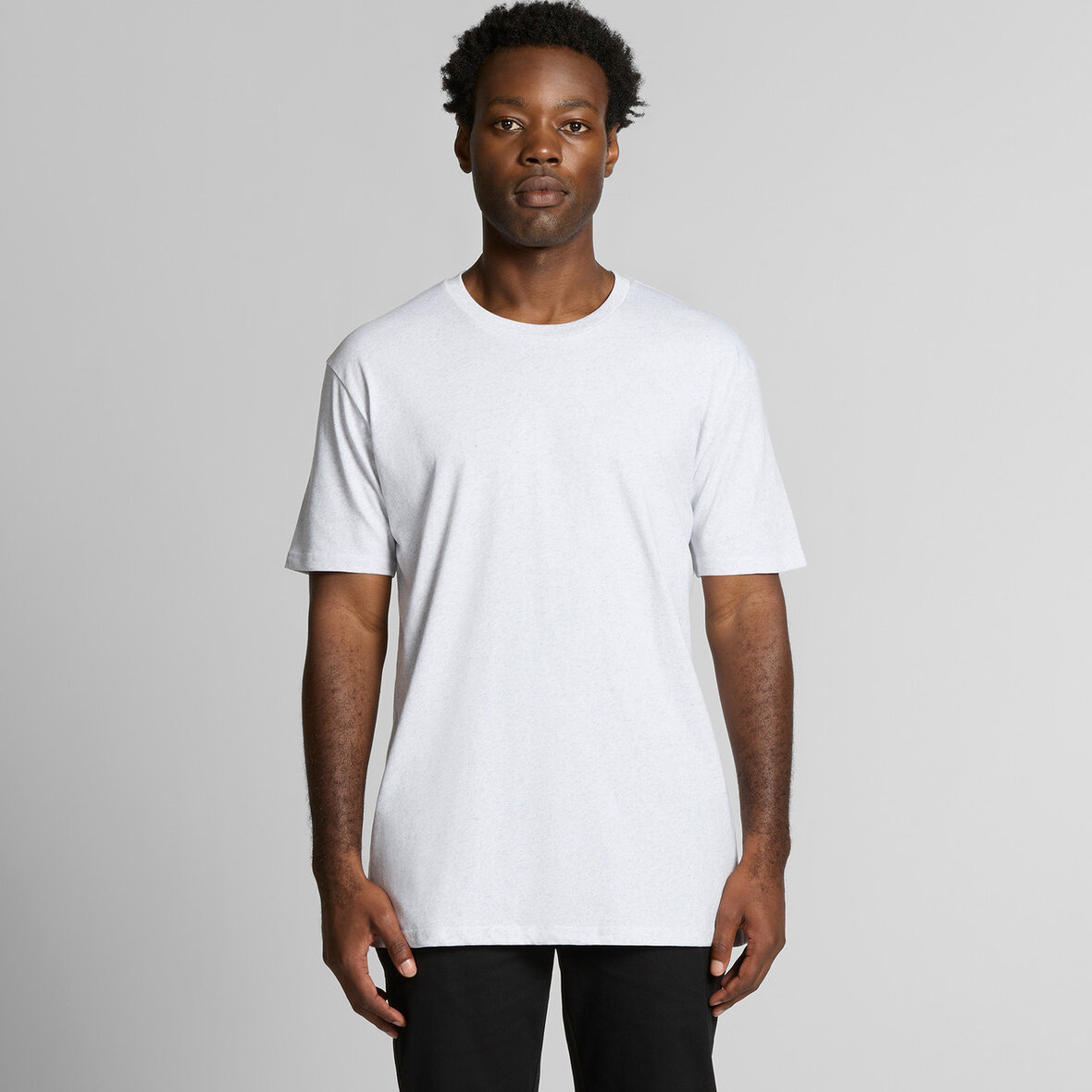 AS Colour 5001M Staple Heather Tee | 5001M