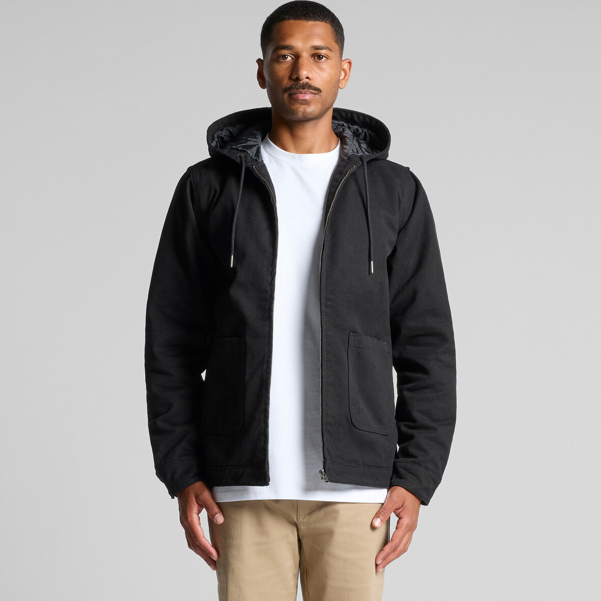 AS Colour 5529 Canvas Heavy Hooded Jacket | 5529