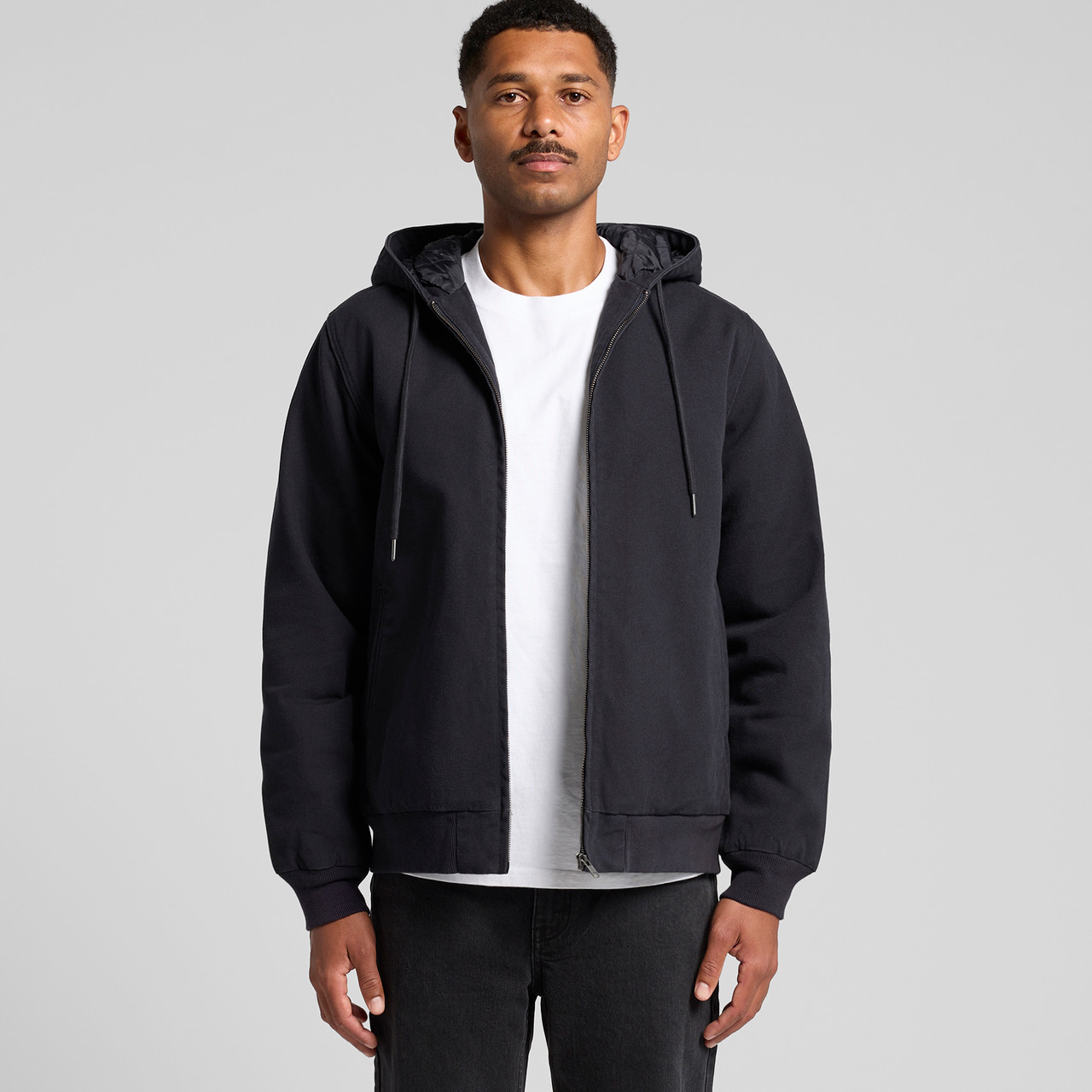 AS Colour 5532 Canvas Bomber Hood Jacket | 5532