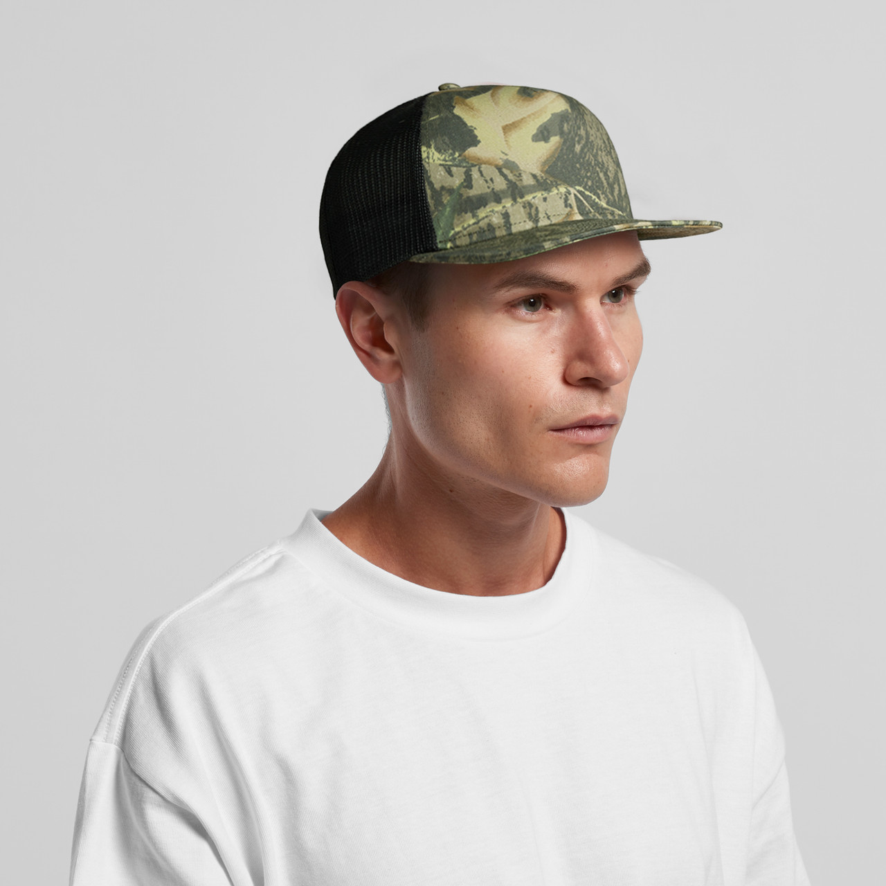 AS Colour 1110C Stock Contrast Camo Trucker | 1110C