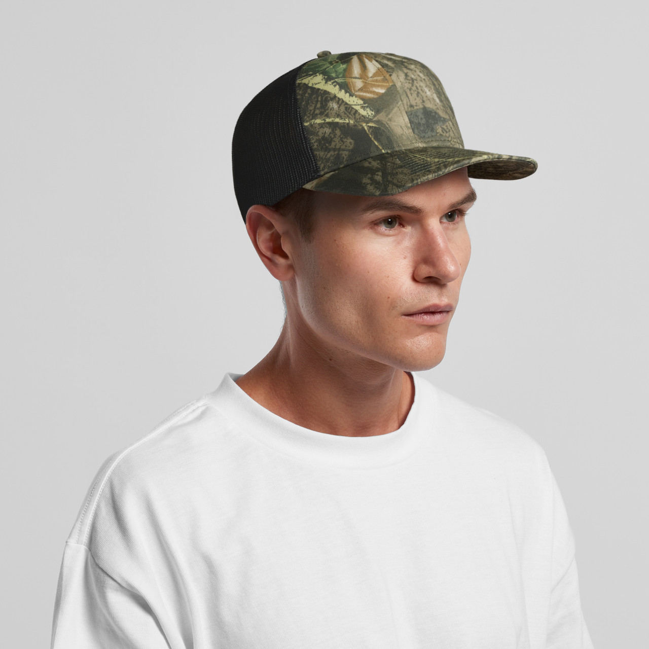 AS Colour 1191C Mesh Contrast Camo Cap | 1191C