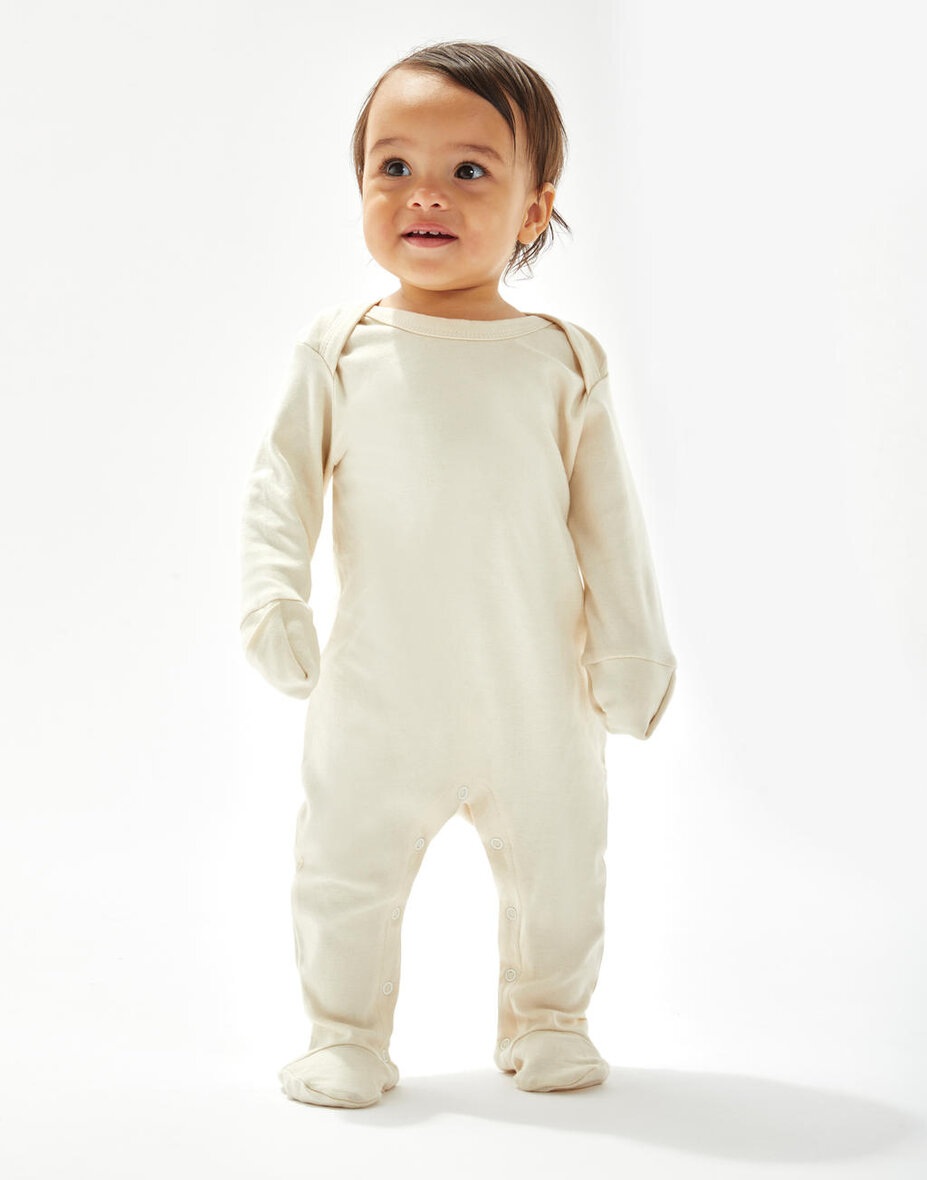 Babybugz BZ35 Baby Sleepsuit with Scratch Mitts