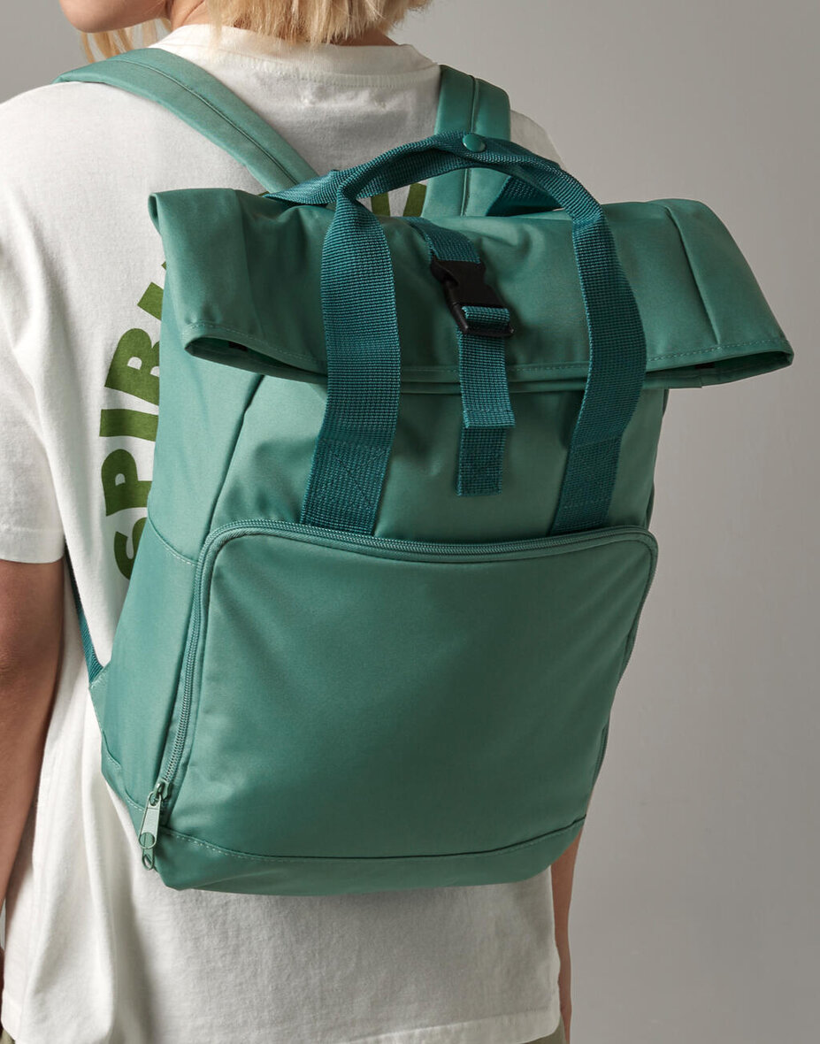 Bagbase BG118 Recycled Twin Handle Roll-Top Backpack