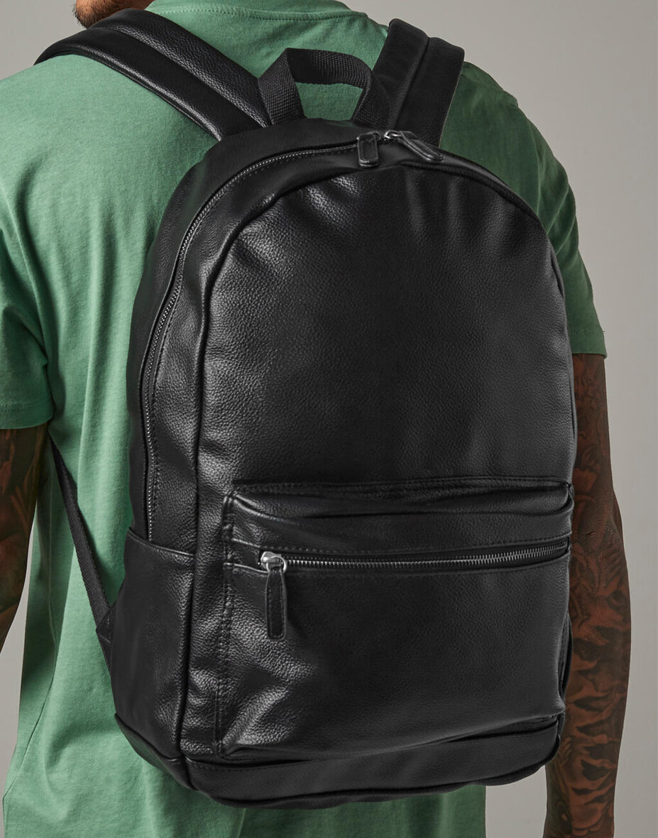 Bagbase BG255 Faux Leather Fashion Backpack