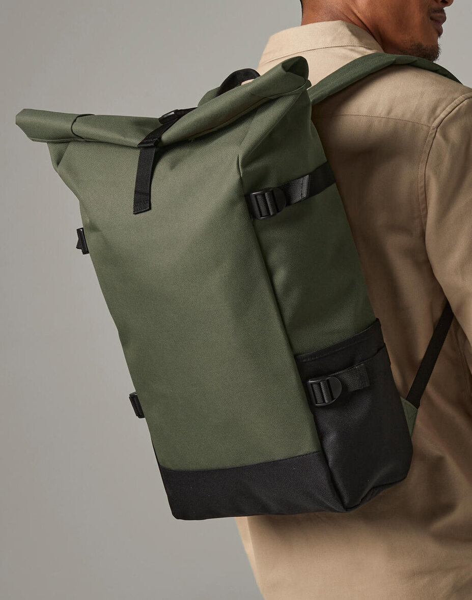 Bagbase BG858 Block Roll-Top Backpack