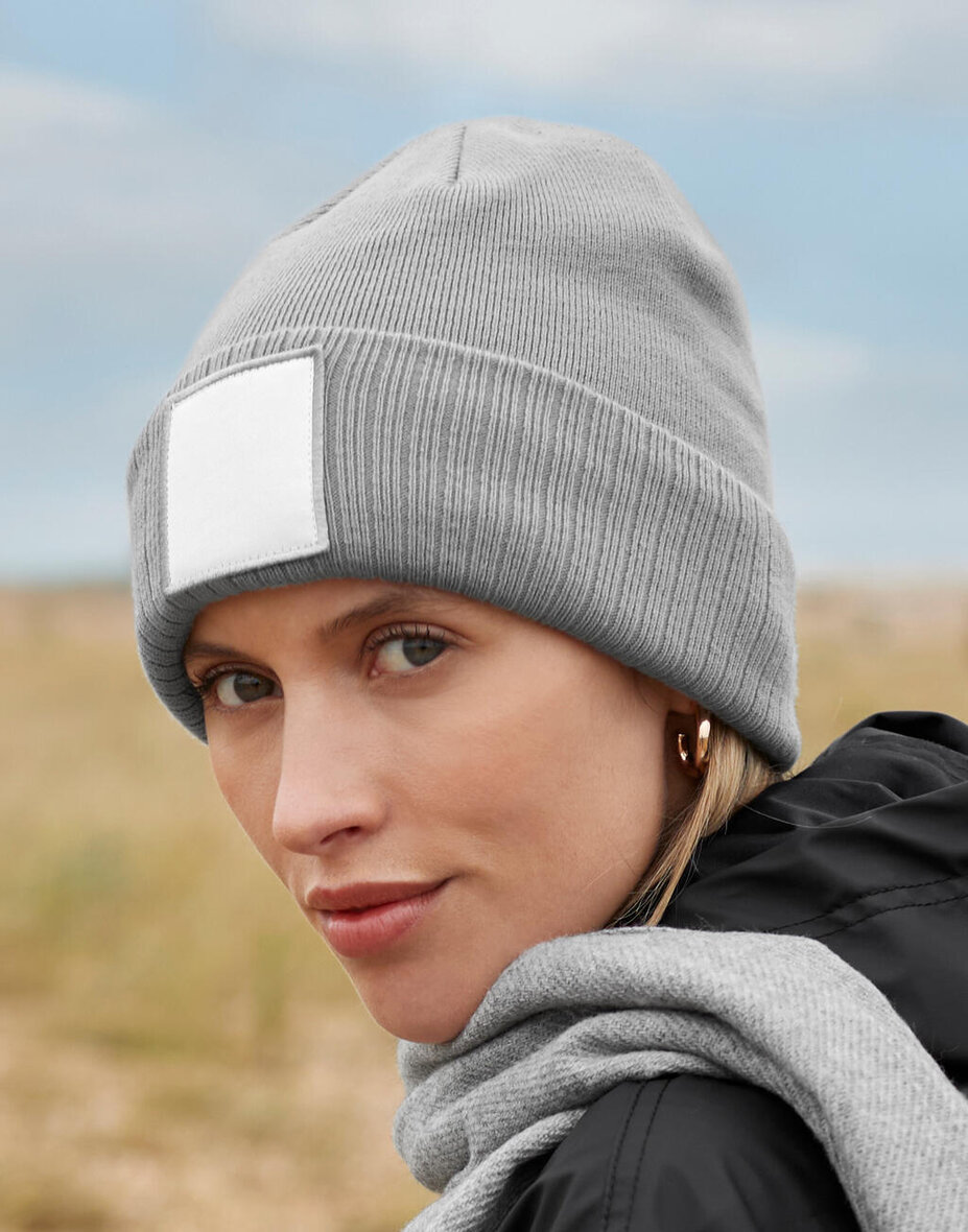 Beechfield B337R Appliqué Patch Beanie