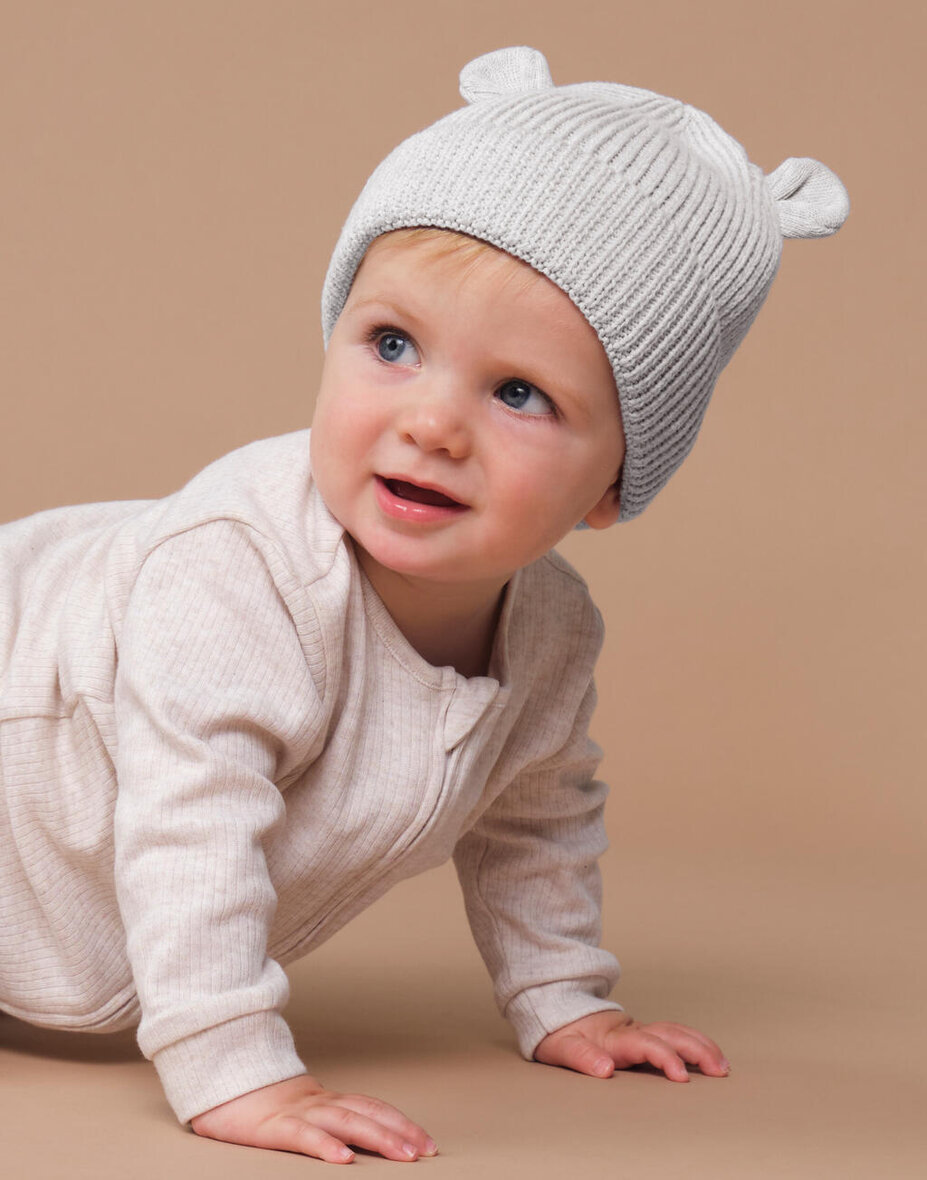 Beechfield B340A Organic Baby Bear Beanie