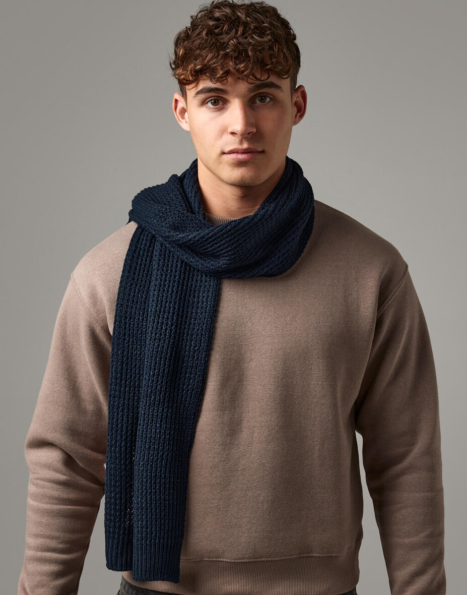 Beechfield B424 Classic Waffle Knit Scarf