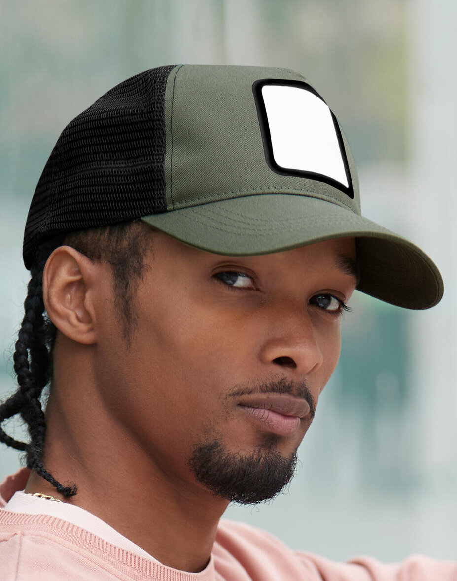 Beechfield B636 Appliqué Patch 5 Panel Trucker