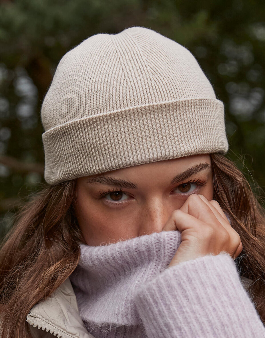 Beechfield B832N Organic Cotton Fisherman Beanie