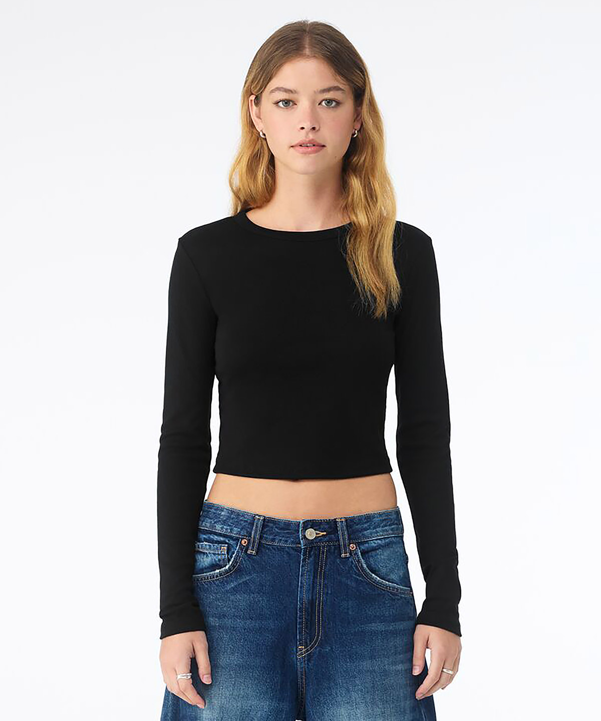 Bella+Canvas 1501 Women´s Micro Rib Long Sleeve Baby Tee