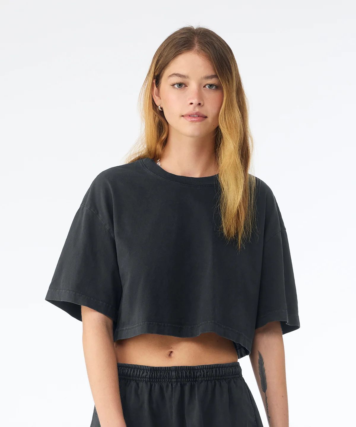Bella+Canvas 6882GD Women´s Heavyweight Washed Cropped Tee