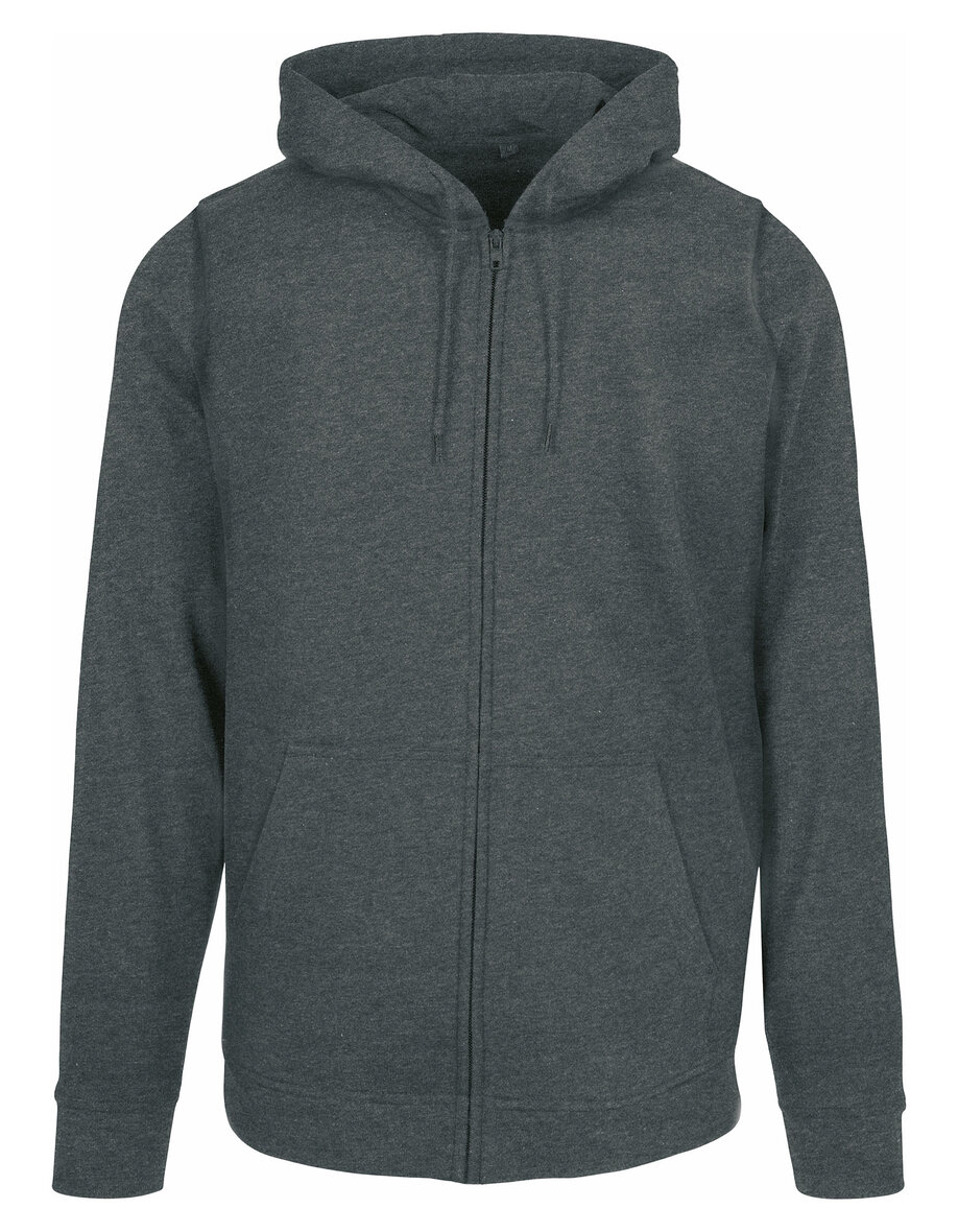 Build Your Brand Basic BYBB008 Basic Zip Hoody