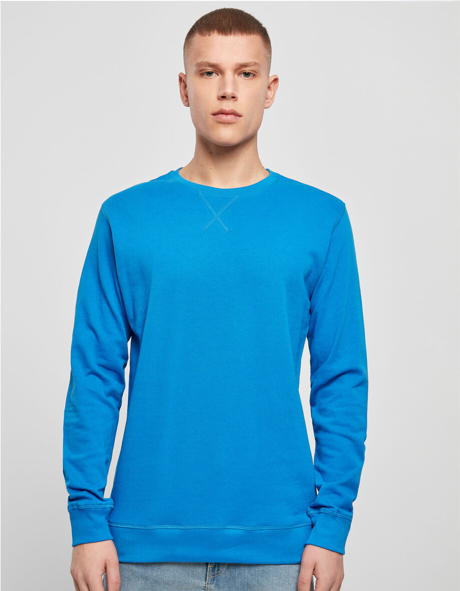 Build Your Brand BY010 Light Crew Sweatshirt
