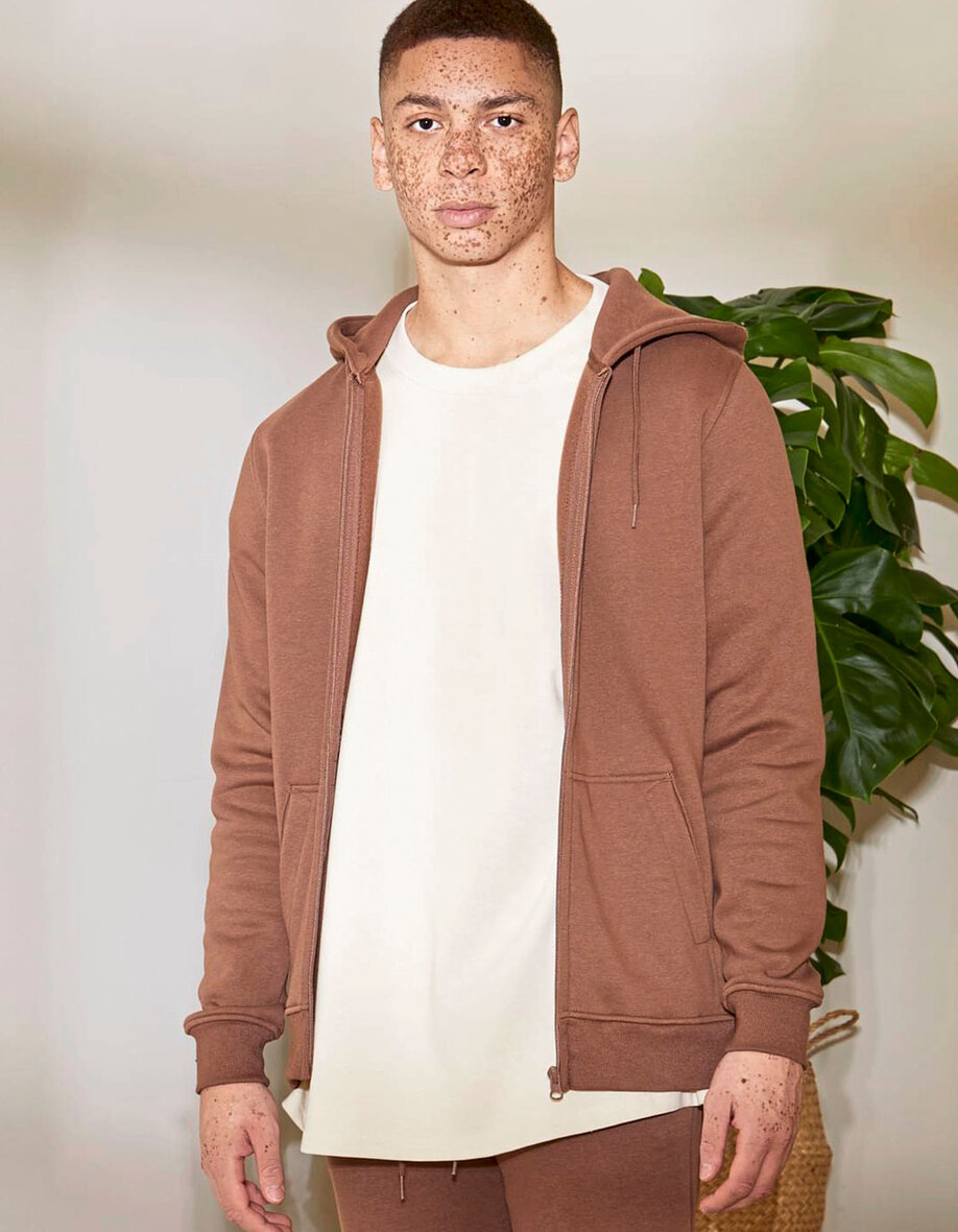 Build Your Brand BY012 Heavy Zip Hoody