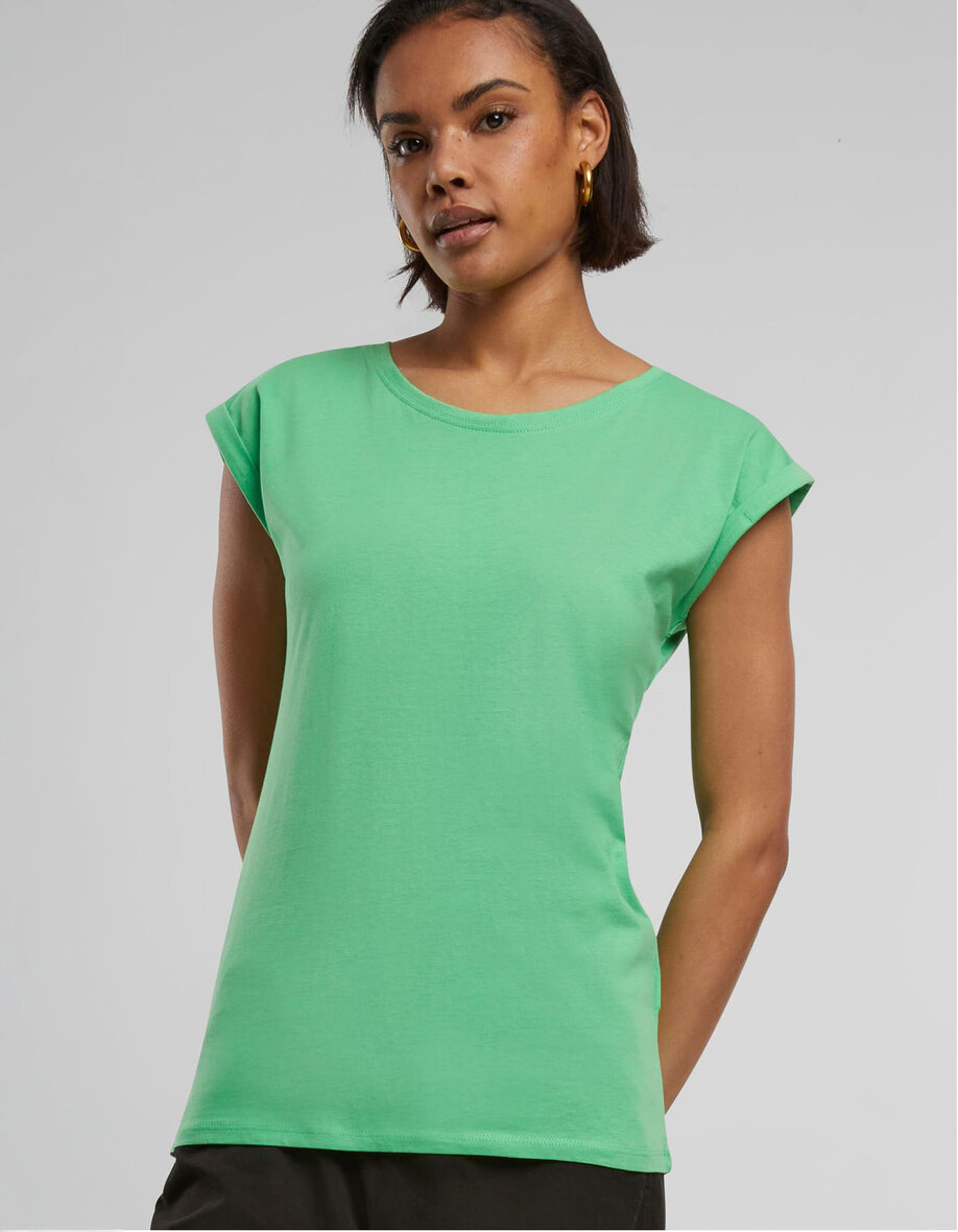 Build Your Brand BY021 Ladies´ Extended Shoulder Tee
