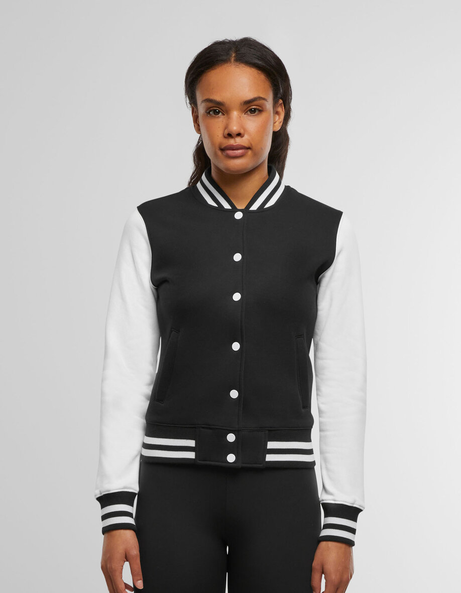 Build Your Brand BY027 Ladies´ Sweat College Jacket