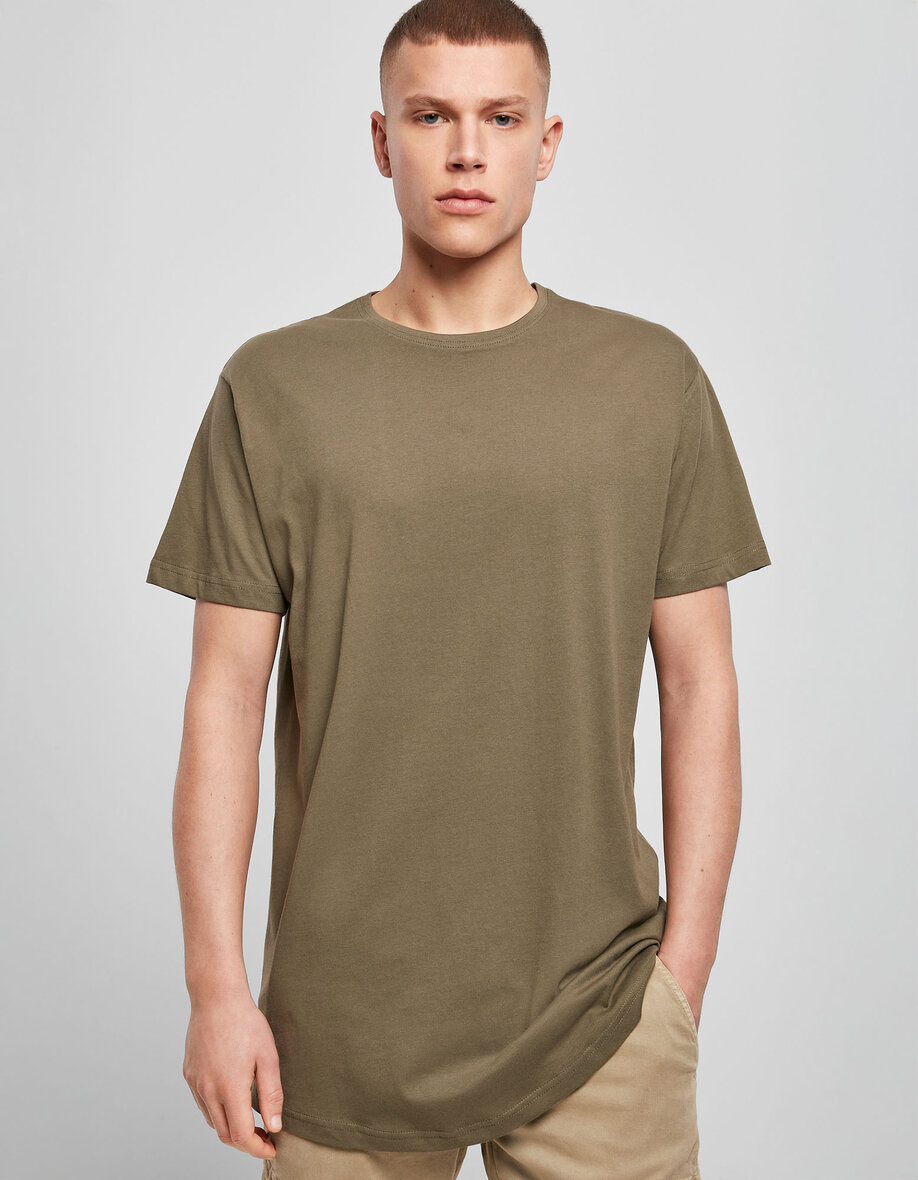 Build Your Brand BY028 Shaped Long Tee