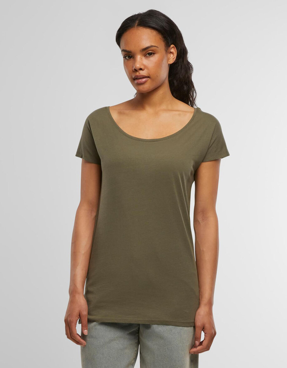 Build Your Brand BY039 Ladies´ Wideneck Tee