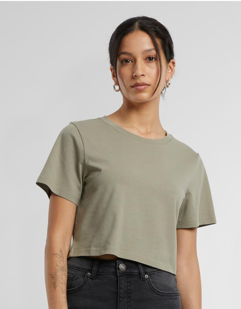 Build Your Brand BY042 Ladies´ Cropped Tee