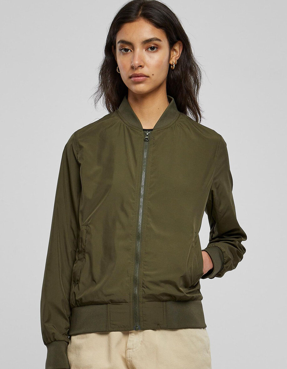 Build Your Brand BY044 Ladies´ Nylon Bomber Jacket