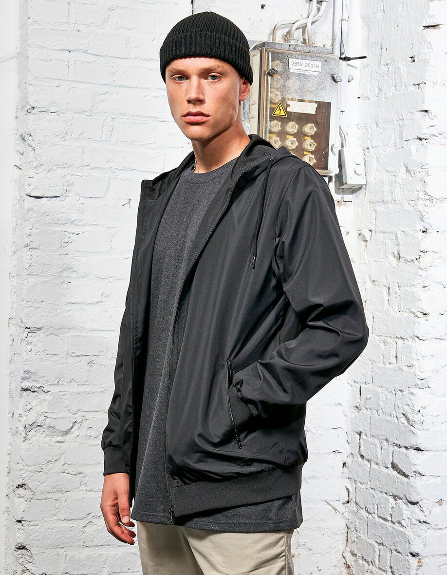 Build Your Brand BY151 Recycled Windrunner