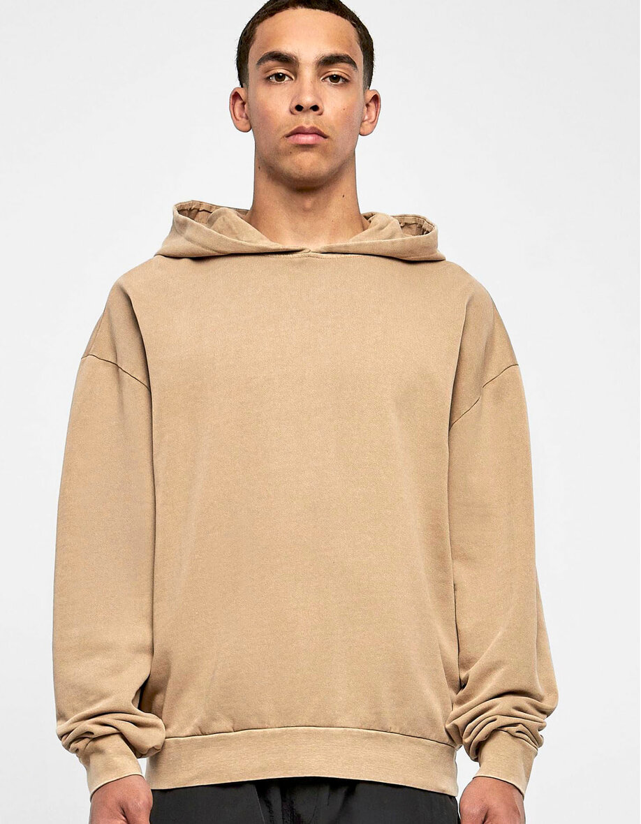 Build Your Brand BY191 Acid Washed Oversize Hoody