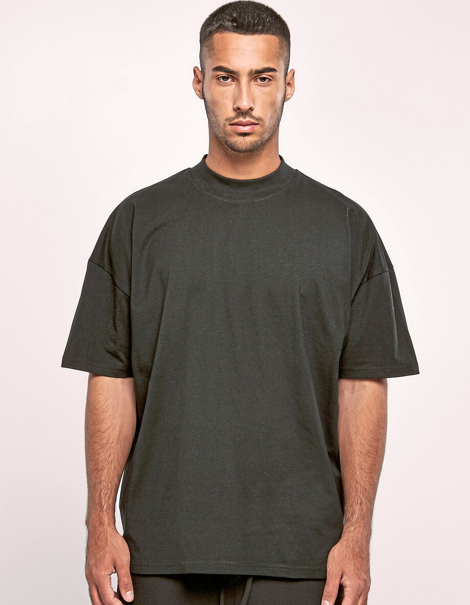 Build Your Brand BY230 Men´s Oversized Mock Neck Tee