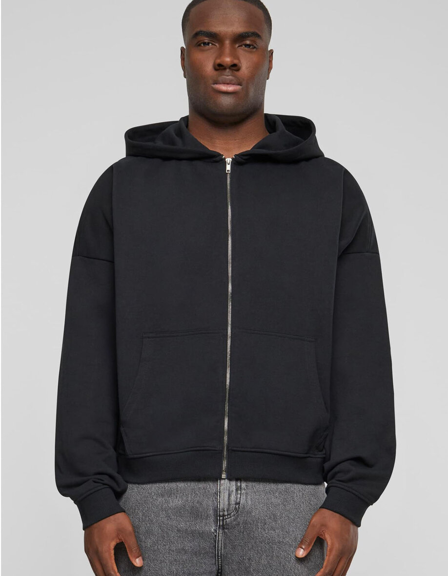 Build Your Brand BY254 90's Zip Hoody