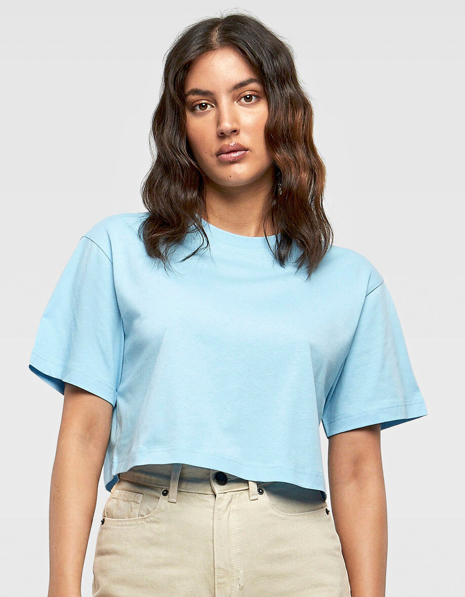 Build Your Brand BY264 Ladies Short Oversized Tee