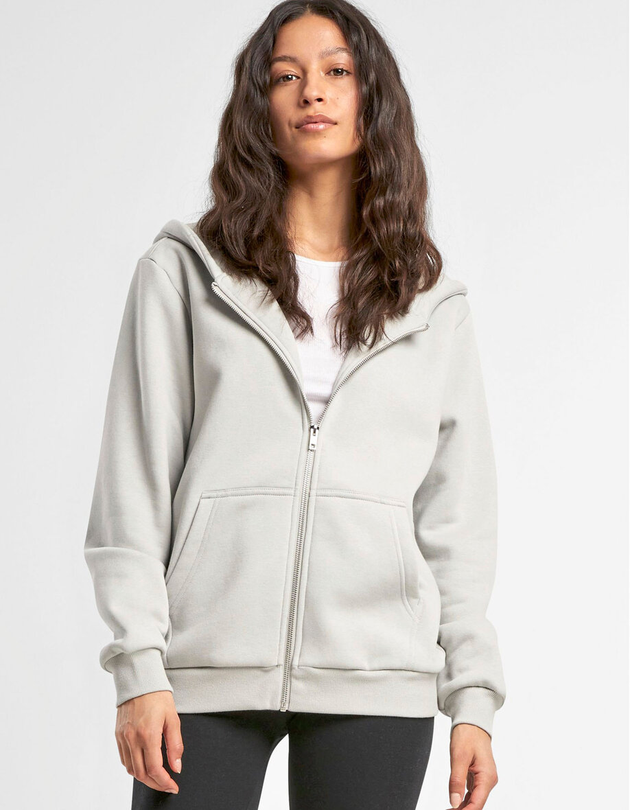 Build Your Brand BY290 Ladies Fluffy Zip Hoody
