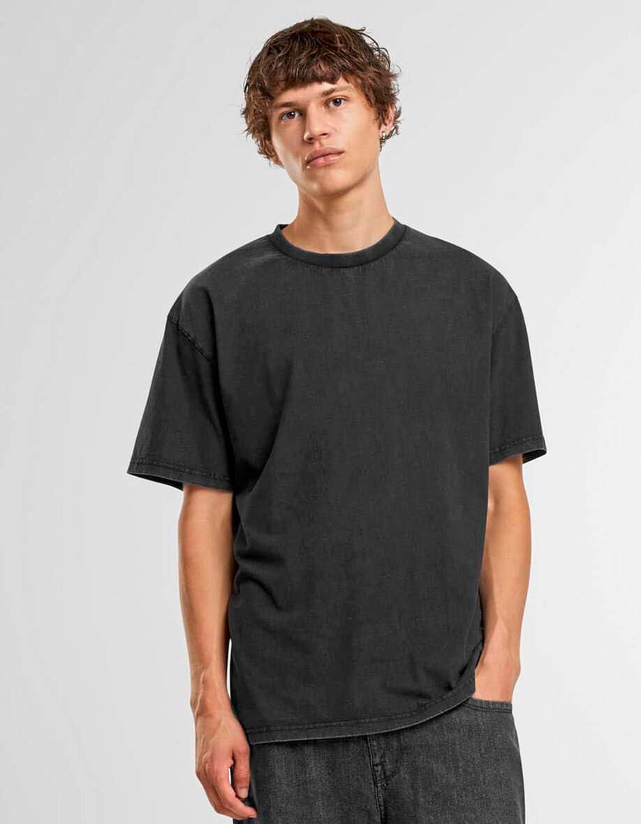 Build Your Brand BY307 Vintage Heavy Loose Tee