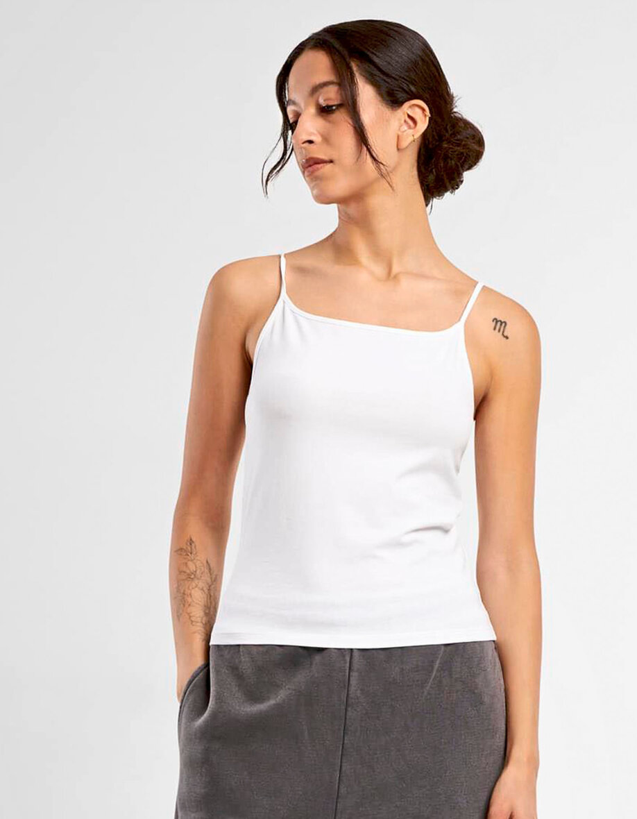 Build Your Brand BY314 Ladies Stretch Jersey Short Slim Top