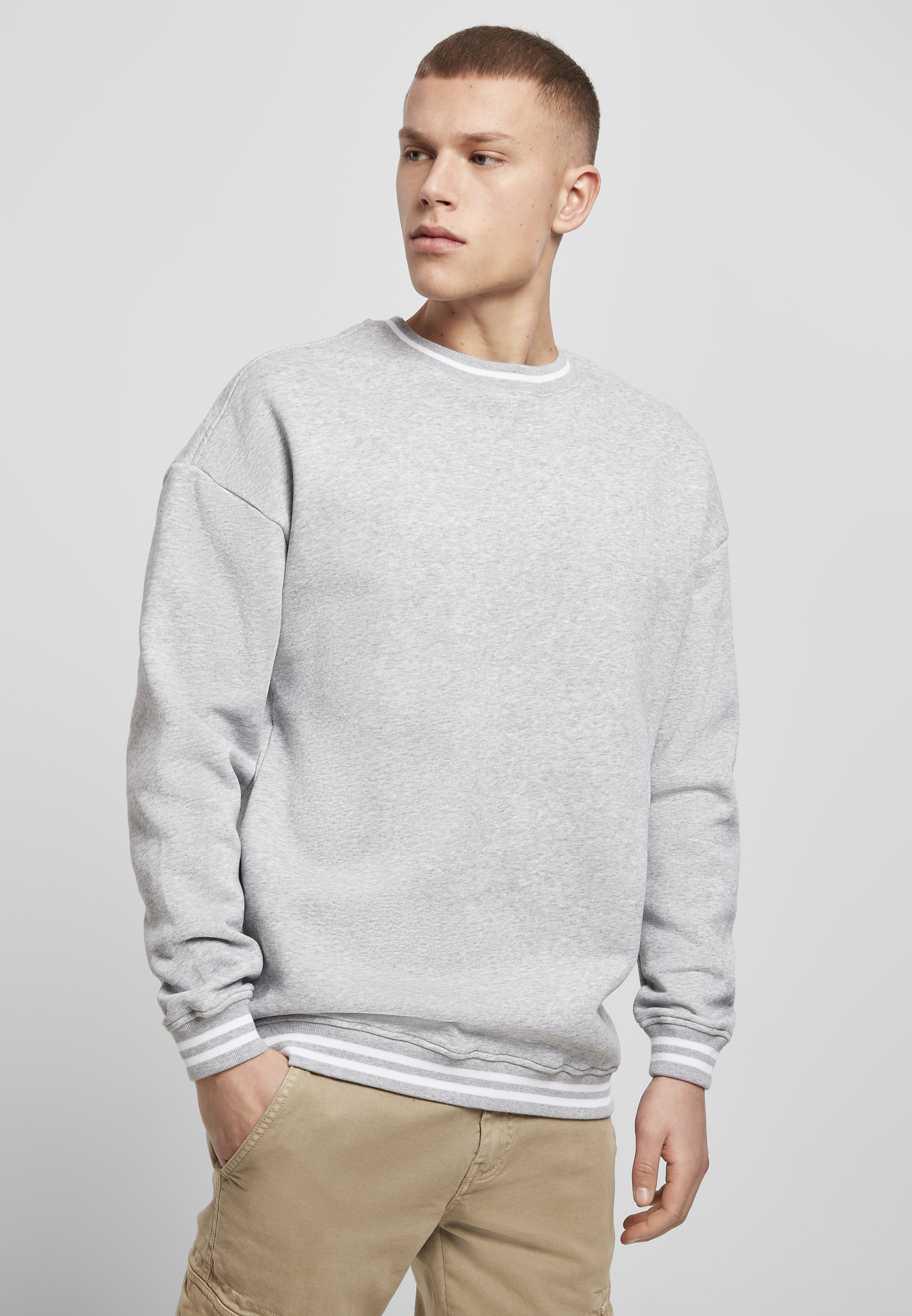 Build Your Brand BY104 College Sweat Crew