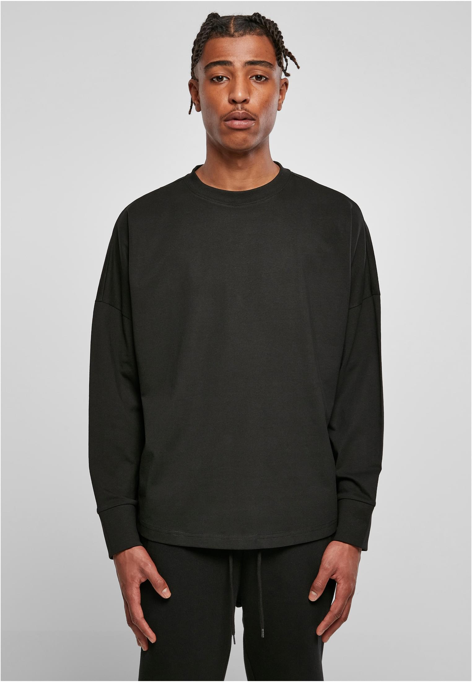 Build Your Brand BY198 Oversized Cut On Sleeve Longsleeve