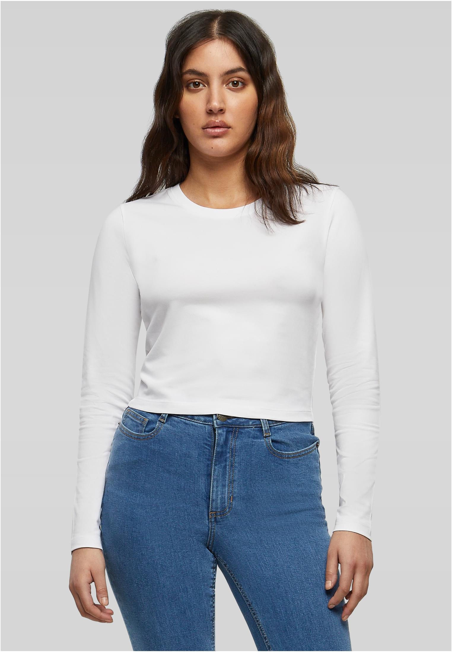 Build Your Brand BY261 Ladies Short Longsleeve Tee