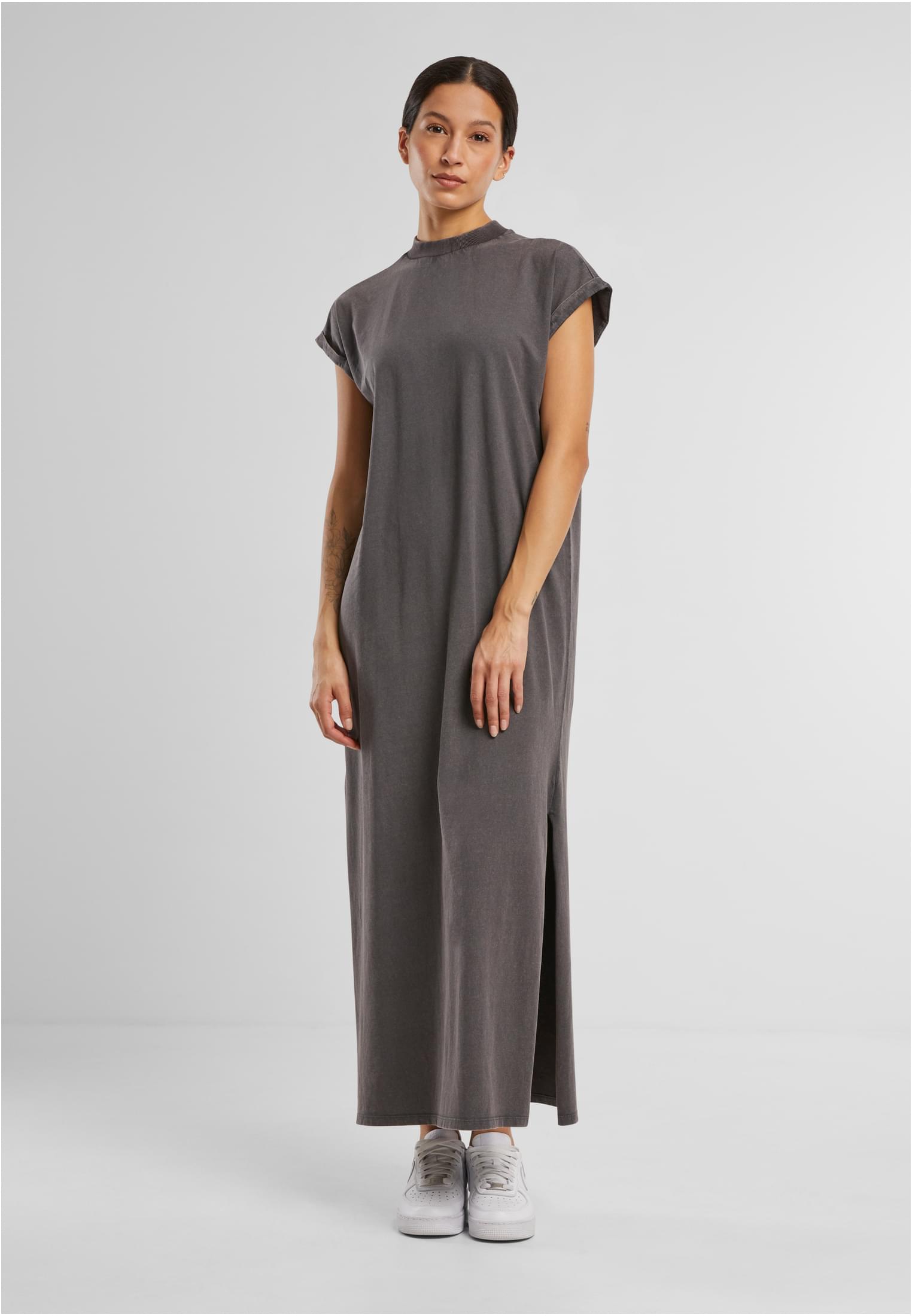 Build Your Brand BY303 Ladies Vintage Long Dress