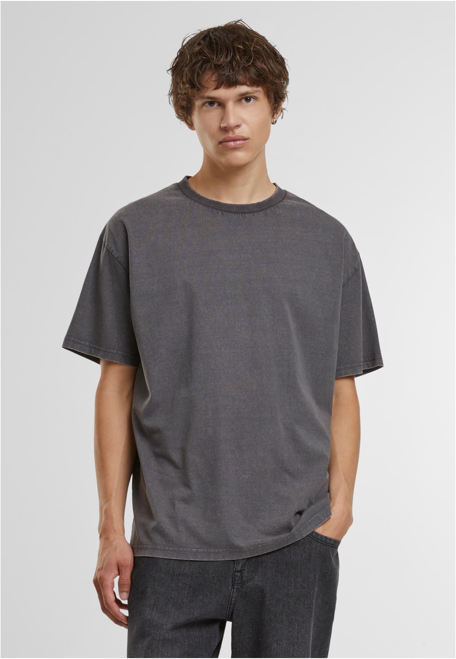 Build Your Brand BY307 Vintage Heavy Loose Tee