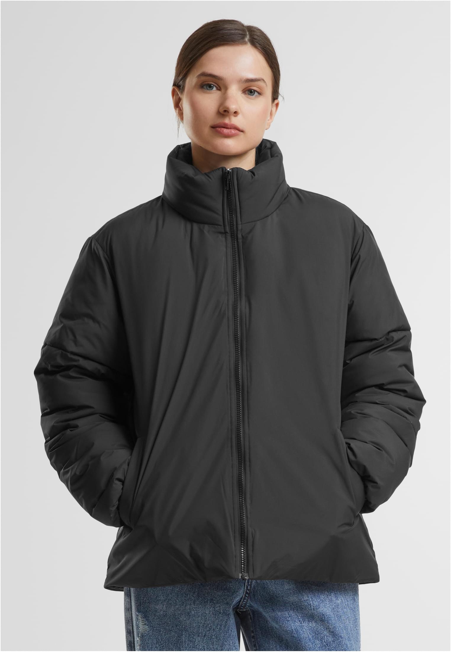 Build Your Brand BY383 Ladies Loose Puffer Jacket