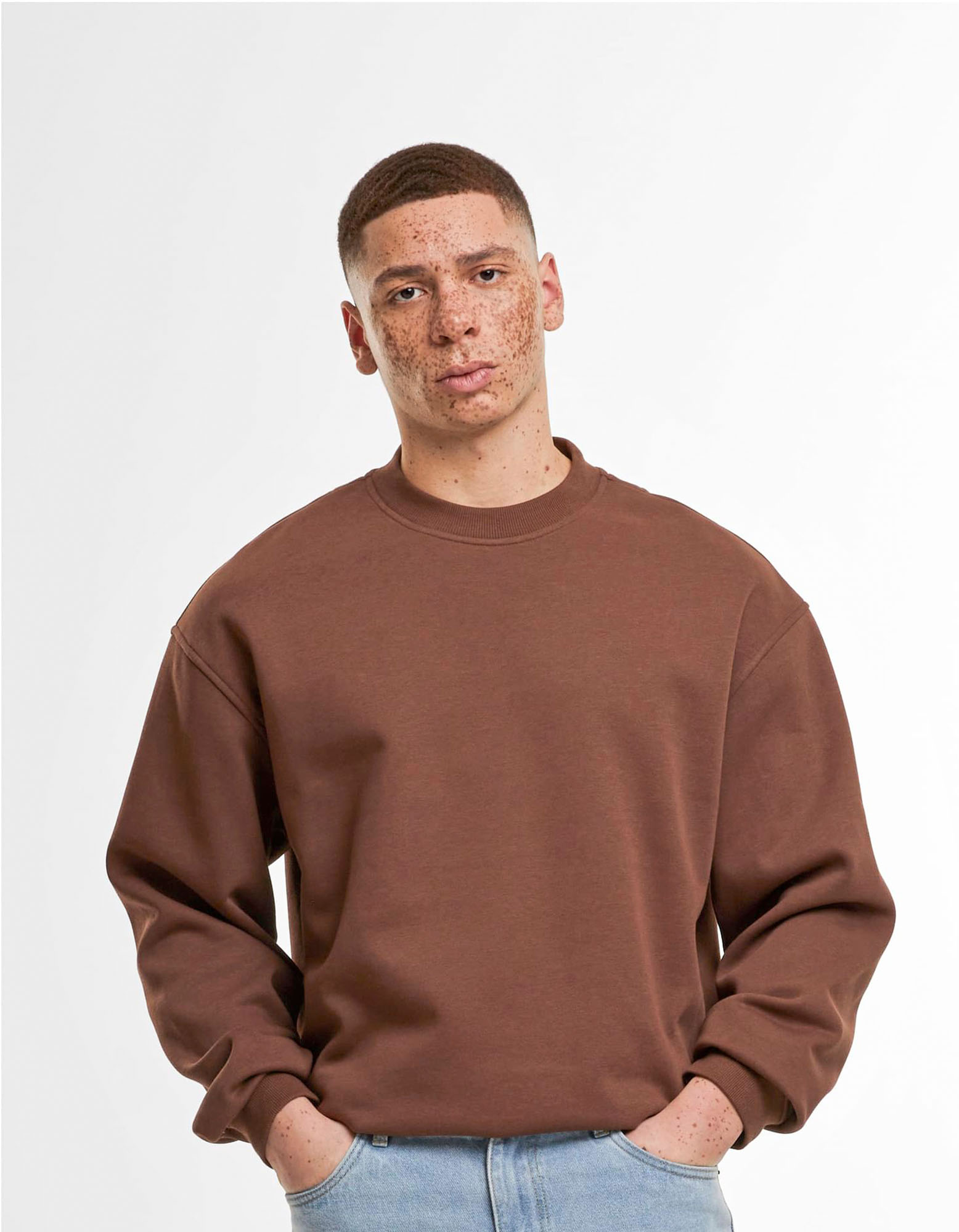 Build Your Brand BY409 Loose Fit Sweatshirt