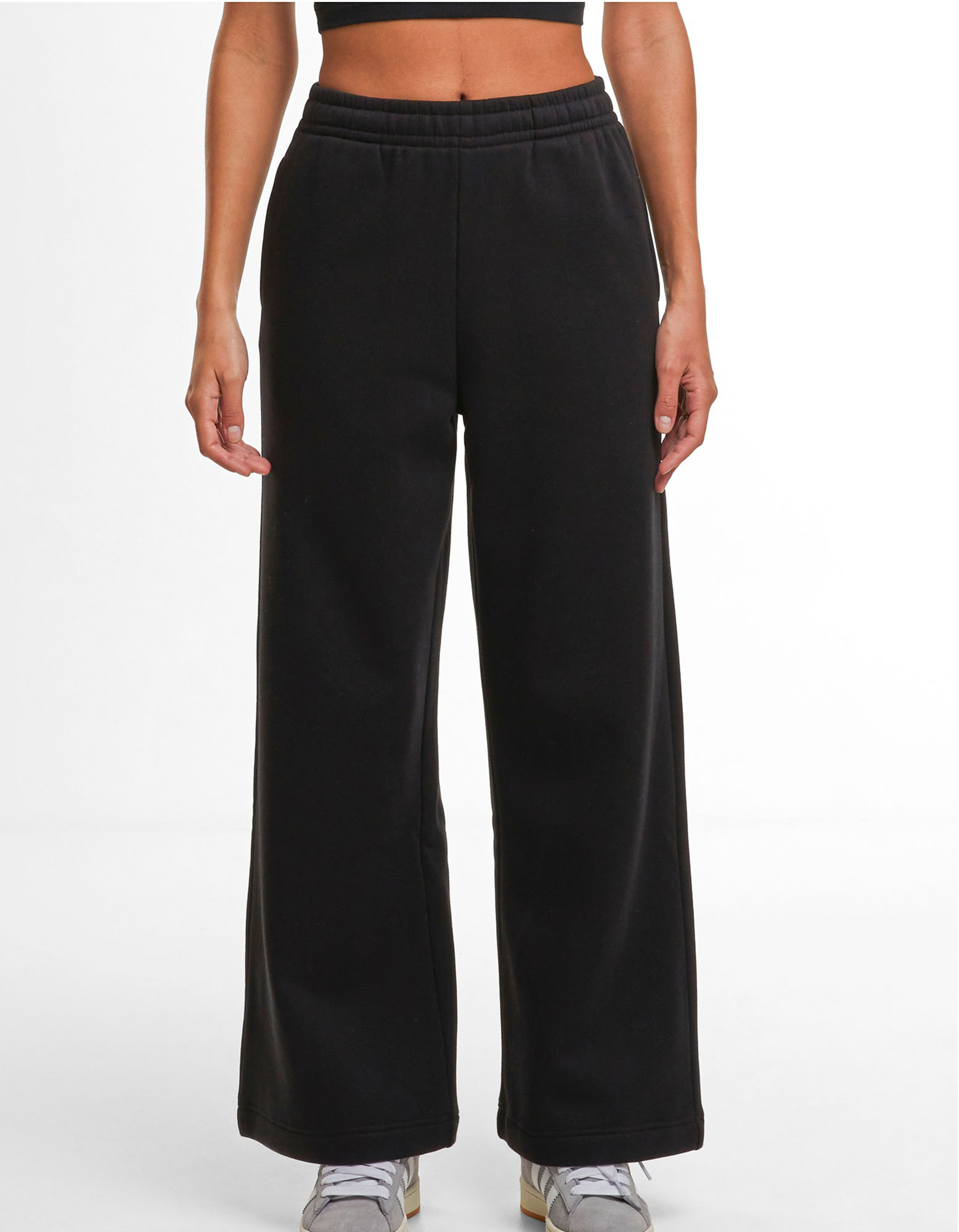 Build Your Brand BY431 Ladies Wideleg Sweatpants