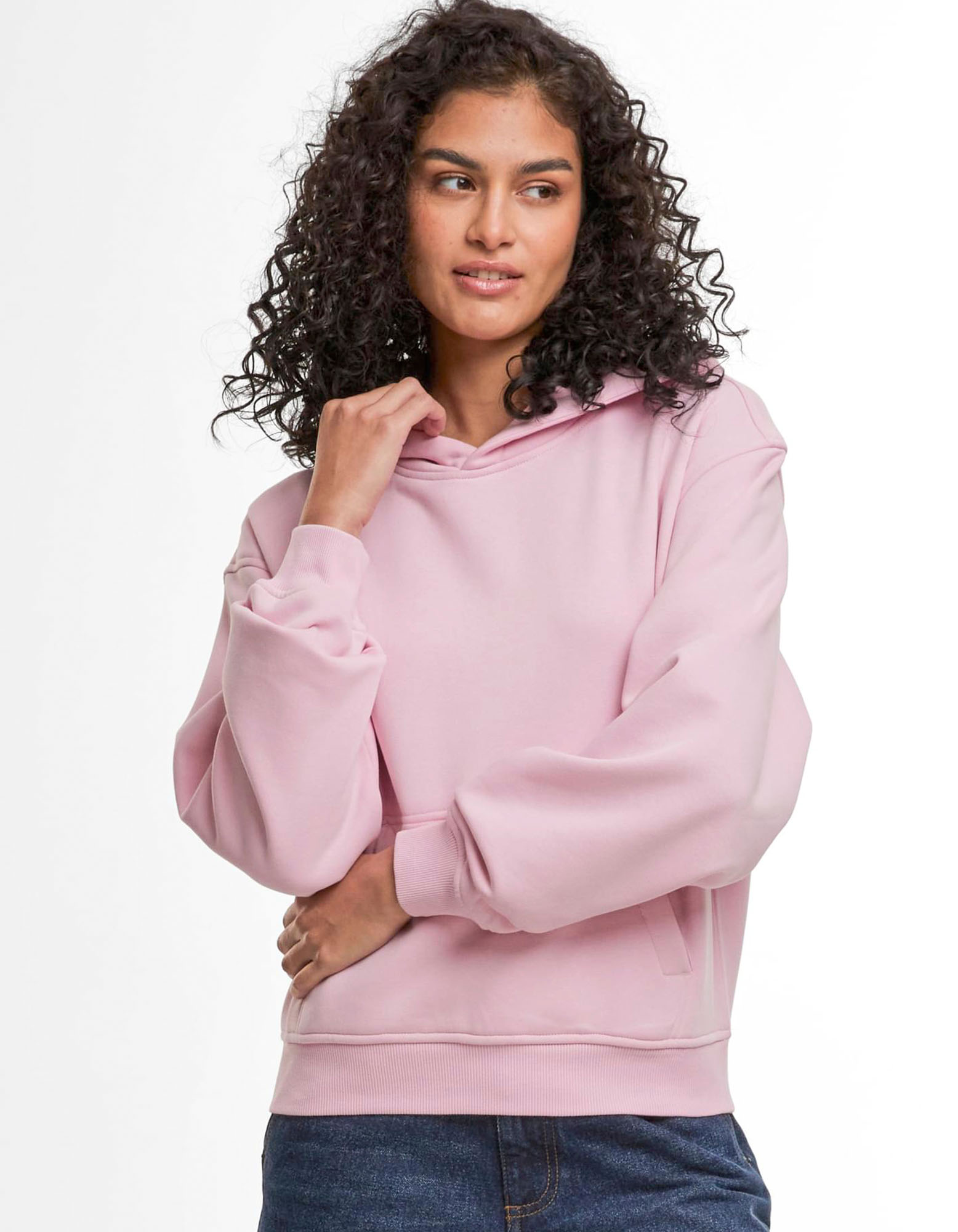 Build Your Brand BY444 Ladies Loose Fit Hoody